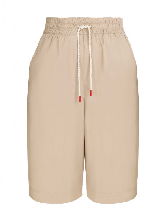 Шорты на резинке удлиненные