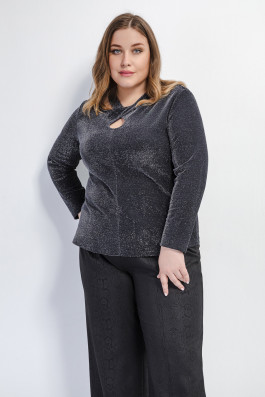 Лонгслив с люрексом арт.3940