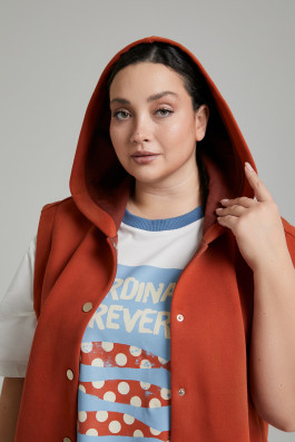 Жилет терракотовый OLD SCHOOL арт.4158