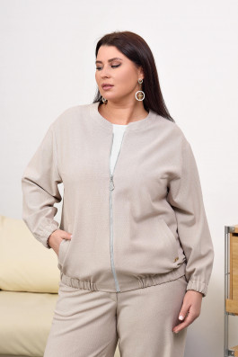 Жакет на молнии *PREMIUM арт.3631