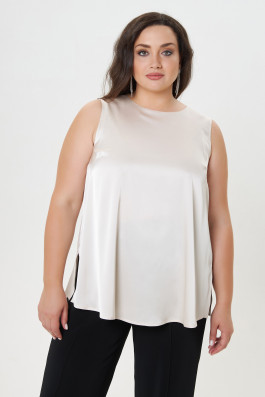 Жемчужный шелковистый топ арт.3559