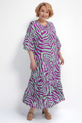 Платье с анималистичным принтом *PREMIUM арт.3659