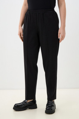 Брюки графитовый меланж с карманами на молнии арт.4162