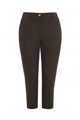 Коричневые брюки из поливискозы арт.3410
