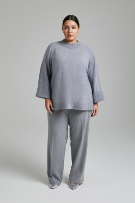 Брюки классические серые арт.3963