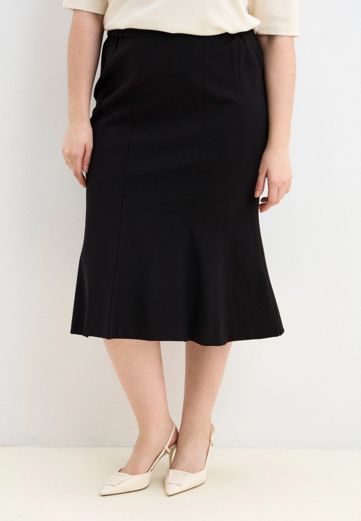 Юбка черная из джерси арт.4284