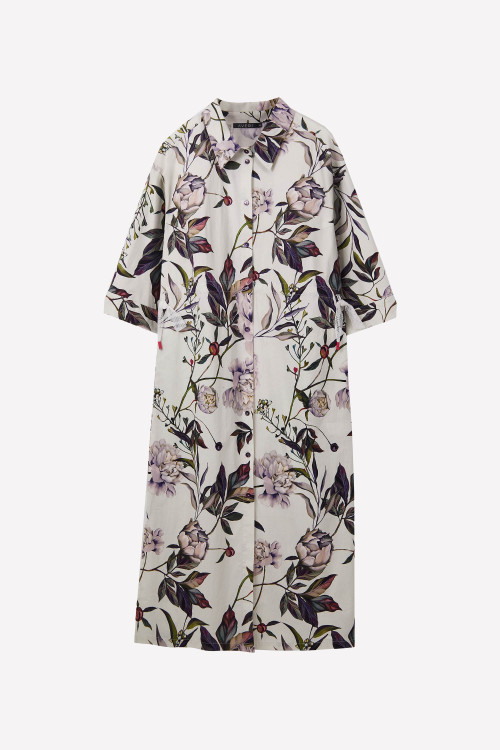 Платье с воротом