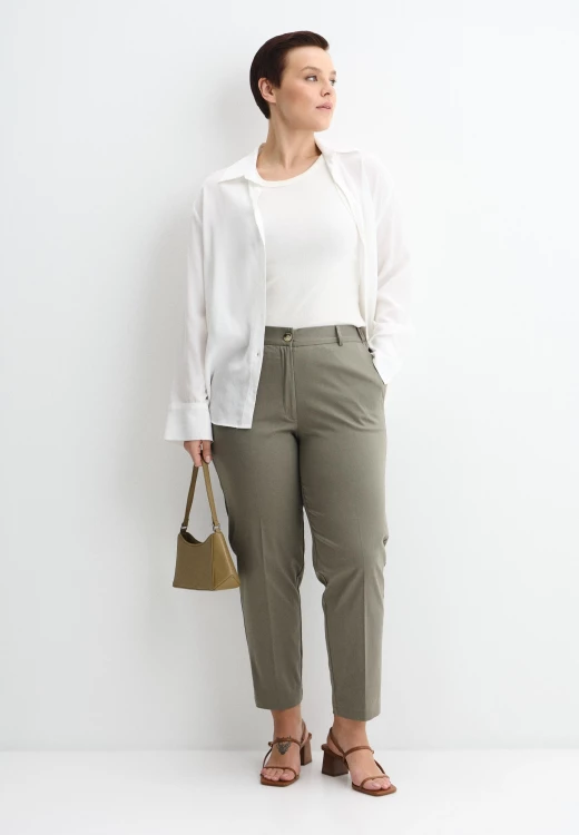 Брюки прямые со стрелками