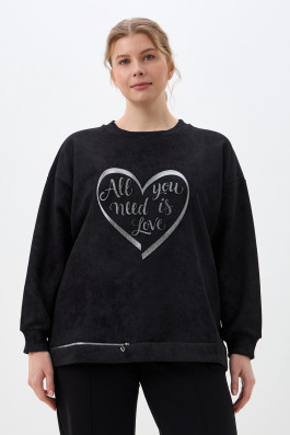 Свитшот темно-серый арт.4014