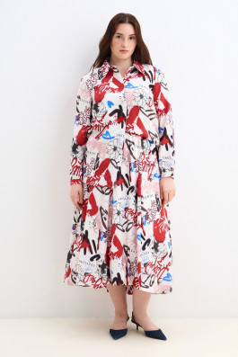 Юбка баллон графити *PREMIUM арт.4037