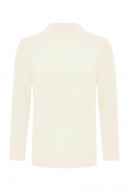 Вязаный джемпер лапша арт.3585 экрю