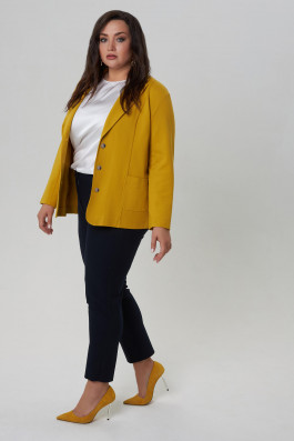 Трикотажный прямой жакет арт.3503