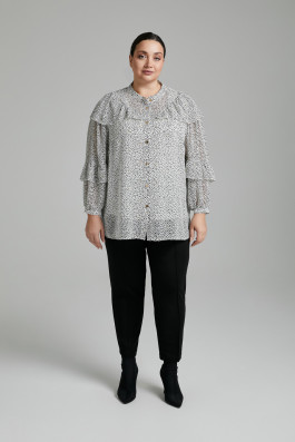 Брюки с застроченными стрелками арт.3985