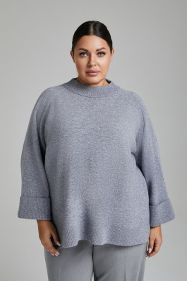 Шерстяной вязаный джемпер арт.3800