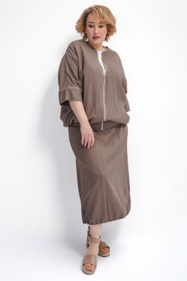 Юбка вискозная миди арт.3622